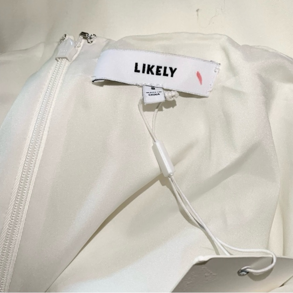 LIKELY Banks Flounced-Hem Slip Mini Dress - Picture 8 of 10